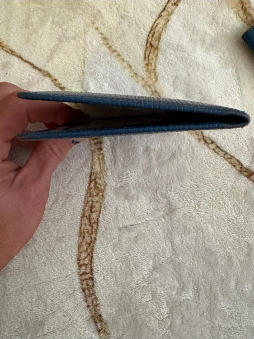 Louis Vuitton Dark Blue Epi Leather Men's Card Case